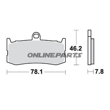 Brake Pads Sintered Trwaltn 7322027