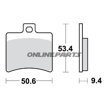 Brake Pads Std Trwaltn 7325111