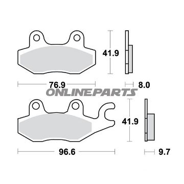Brake Pads Std Trw Lucasoder 7376569