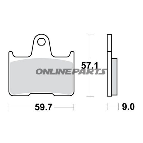 Brake Pads Std Trwaltn 7324015/7630106