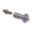 Banjo Bolt Single M10x1.00Silver With Bleed Nipple