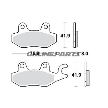 Brake Pads Scooter Sintered Trw Lucassr Scooter Racing Coating