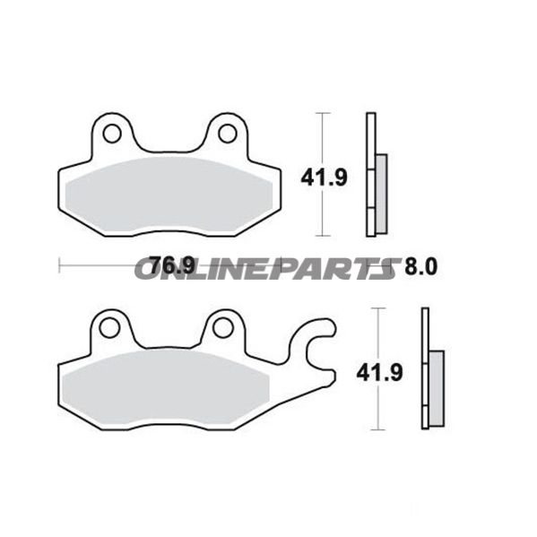Brake Pads Scooter Sintered Trw Lucassr Scooter Racing Coating