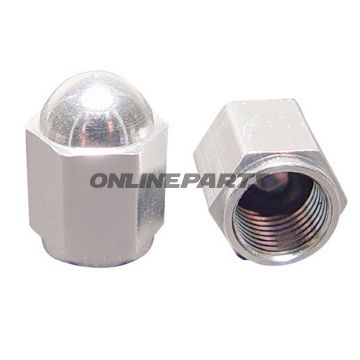 Valve Caps Aluminium Silverjmp