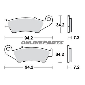 Brake Pads Offroad Trwalternative: 7375439