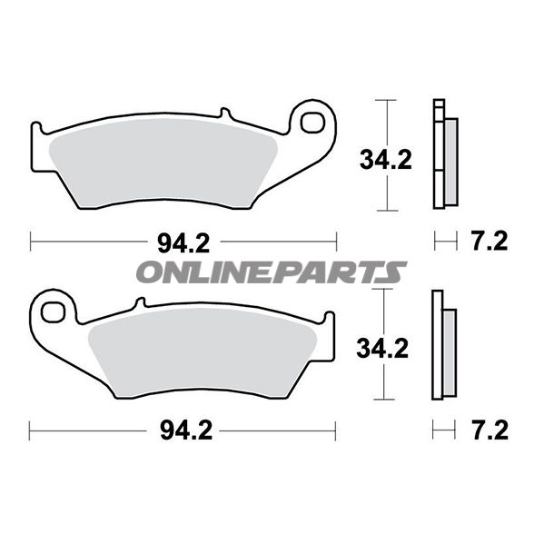 Brake Pads Offroad Trwalternative: 7375439