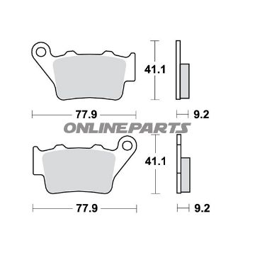 Brake Pads Offroad Trwaltn 7370049