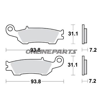 Brake Pads Offroad Trwaltn 7322548
