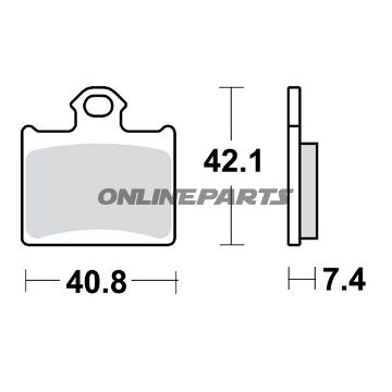 Brake Pads Offroad Trwaltn 7370109