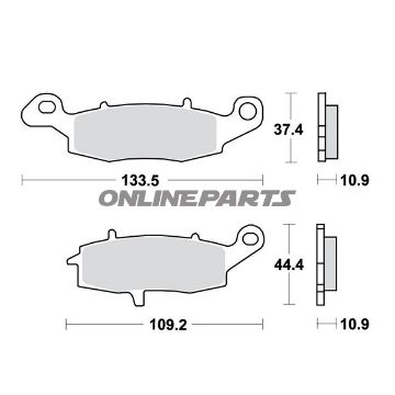 Brake Pads Std Lucas Trwmcb843
