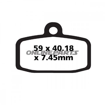 Brake Pads Std Ebc Fa612tt