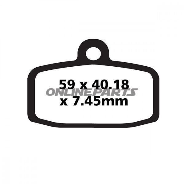 Brake Pads Sintered R Ebc Fa612r Mx