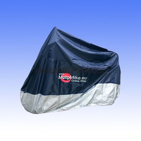 Jmp Bike Cover 1000Cc+Blue/Silver With Moto Mike Logo