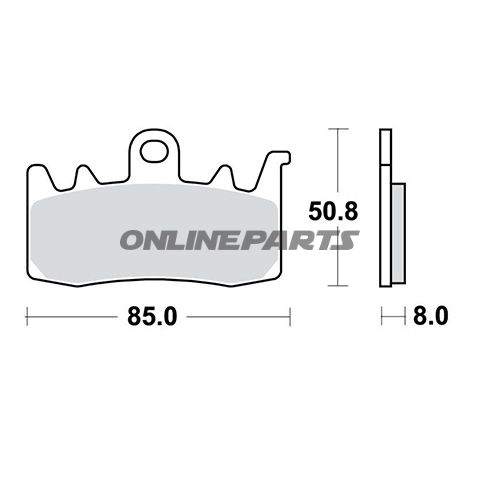 Brake Pads Sintered Trwaltn 7326419