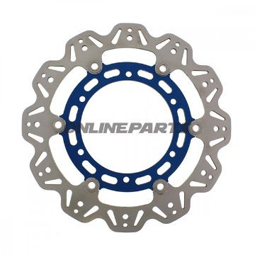 Brake Disc Front Ebcvee Rotor Blue