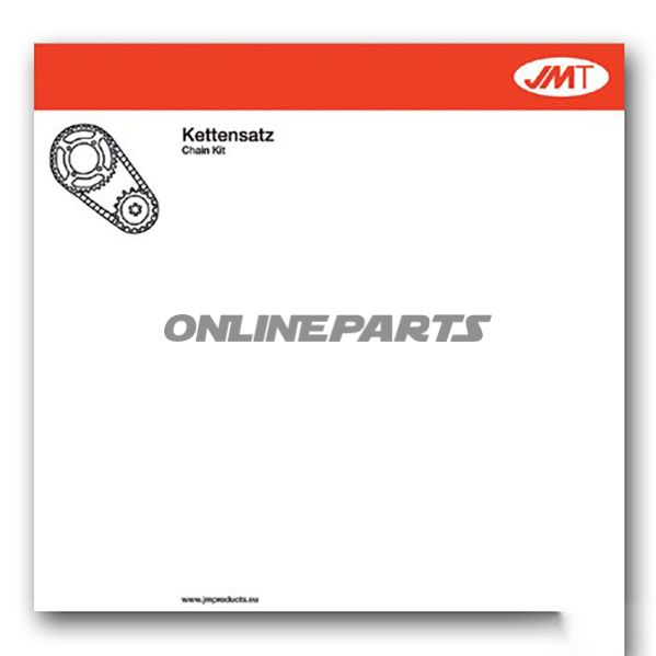 Chain Kit Kaw Er6/Kle/Z650 05-Jmt X-Ring Chain 520X2 Gold Open