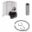 Piston Kit Complete 47.54Mm A12mm Piston Pin