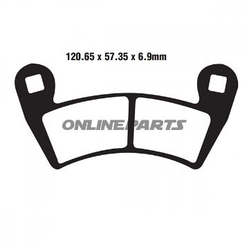 Brake Pads Std Ebc Fa452tt