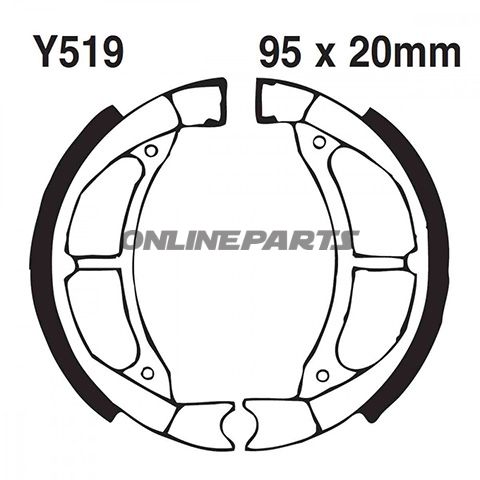 Brake Pads Std Ebc Fa374