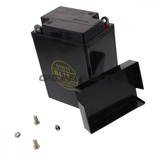 Battery 01611 Gel Blackwith Blitz Cover