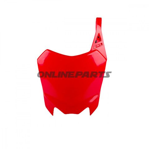 Number Plate Red 04