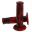 Domino Snake Grips Red/Blackdia 22Mm Length 118Mm Closed End