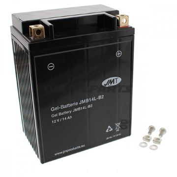 Battery Motorcycle Yb14l-B2 Gel Jmtsee Also Yuasa 7070618 Or Jmt 7073331