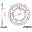 Rear Sprocket 45Tooth Pitch 530Inner Diameter 080 Bolt Spacing 110