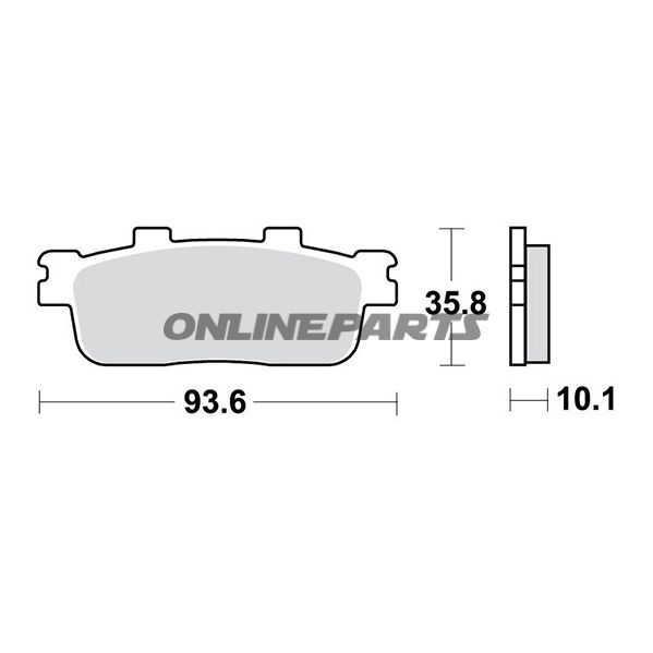 Brake Pads Std Trwaltn 7321789