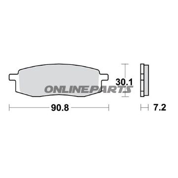 Brake Pads Std Trwaltn 7370638