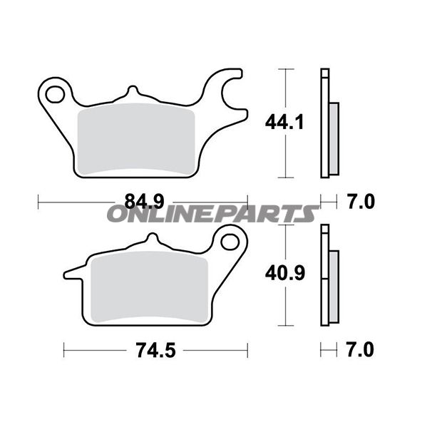 Brake Pad Standard Trwoder 7370031