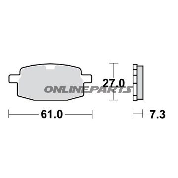 Brake Pads Std Trwalternative: 7320179