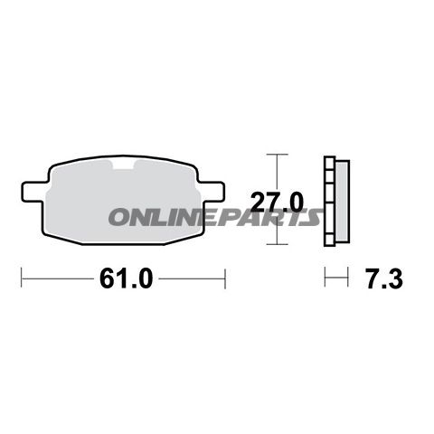 Brake Pads Std Trwalternative: 7320179