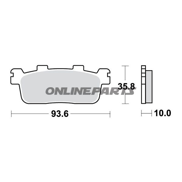 Brake Pads Std Trwoder 7323520