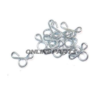 Fuel Hose Clamps Jmp 6.0Mmgalvanised Pack Of 20