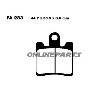 Brake Pad Sinter Hh Scooter Ebc Sfa283/4Hh