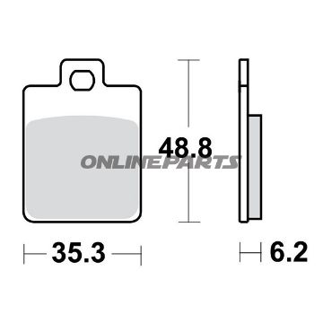 Brake Pad Standard Trwalternative: 7320535