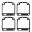 Float Bowl Gasket 4-Piece Setinhalt 4 Stück