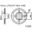 Rear Sprocket 40 Tooth Pitch 428Inner Diameter 064 Bolt Spacing 082