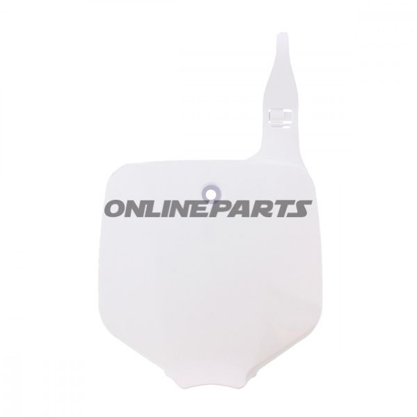 Number Plate White