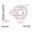 Front Sprocket 19Tooth Pitch 525Narrow Spline Inner Diameter 21.6/25