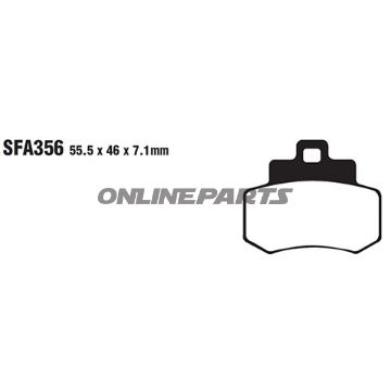 Brake Pad Sinter Hh Scooter Ebc Sfa628hh