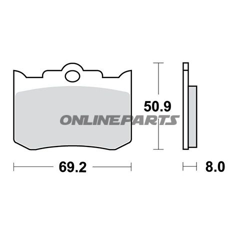 Brake Pad Rq Trw