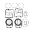 Topend Gasket Kit Athenafor Standard Cylinder Kit