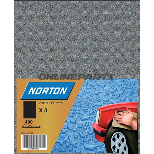 Sandpaper Wf 230X280 K500sb-Packung 3 St T489 Ungel