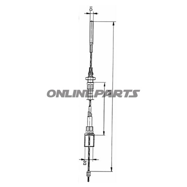 Brake Cable Knott 680/890