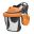 Gesichts- U. Ear Defenderg500 Orange Mit Netzvisier