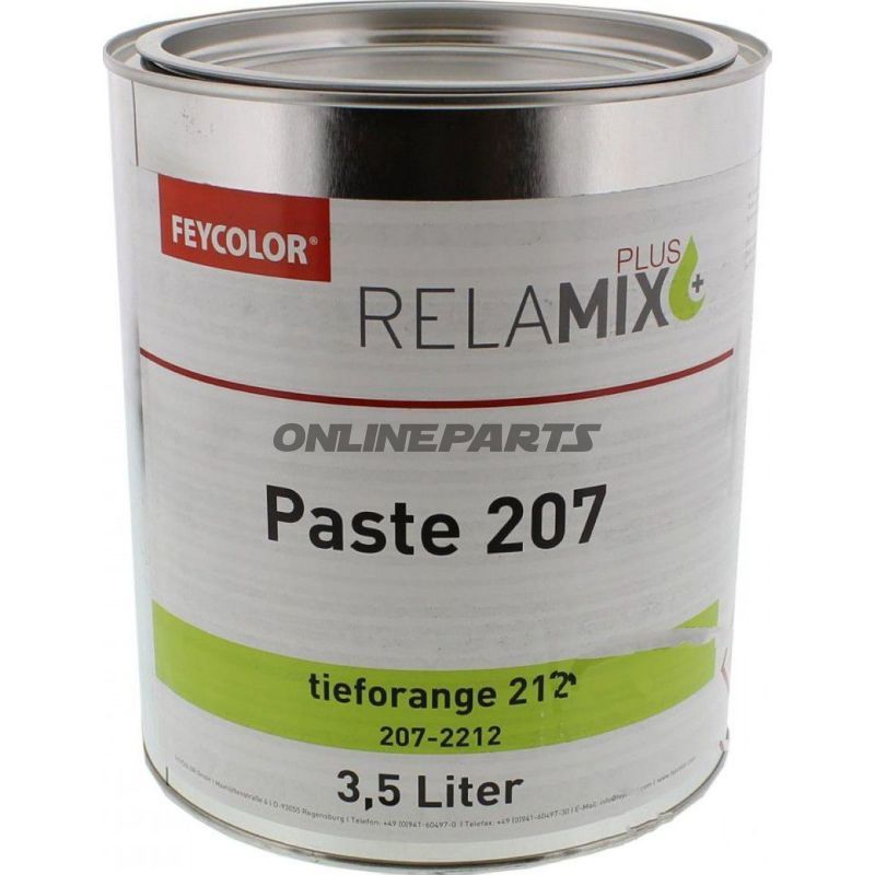 Pigmentpaste 207 212 3.5 Litertieforange
