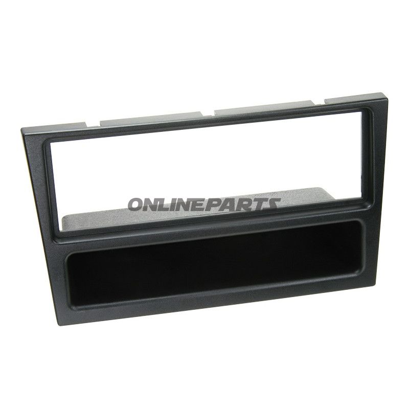 Radioblende 1-Din Blackmit Fach
