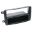 Radioblende 2-Din Blackmit Fach